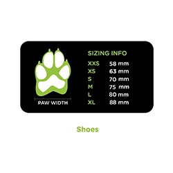 EQDOG 4Season Shoes - buty ochronne dla psów rozmiar XXS, czarno-żółte